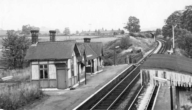Long Preston Station in 1971.JPG - Long Preston Station in 1971 - a year before demolition.